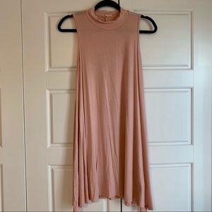 Blush swing dress